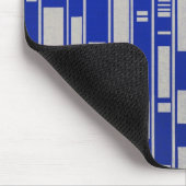 Abstract door Afrikaanse textiel geïnspireerd - V2 Muismat (Hoek)