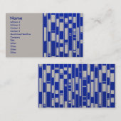 Abstract door Afrikaanse textiel geïnspireerd - V2 Visitekaartje (Voorkant / Achterkant)