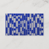 Abstract door Afrikaanse textiel geïnspireerd - V2 Visitekaartje (Achterkant)