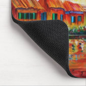 Abstract dorp Cityscape XX - Mousepad Muismat (Hoek)