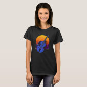 Abstract Double Bass Jazz Musician Contrabass Play T-shirt (Voorkant volledig)