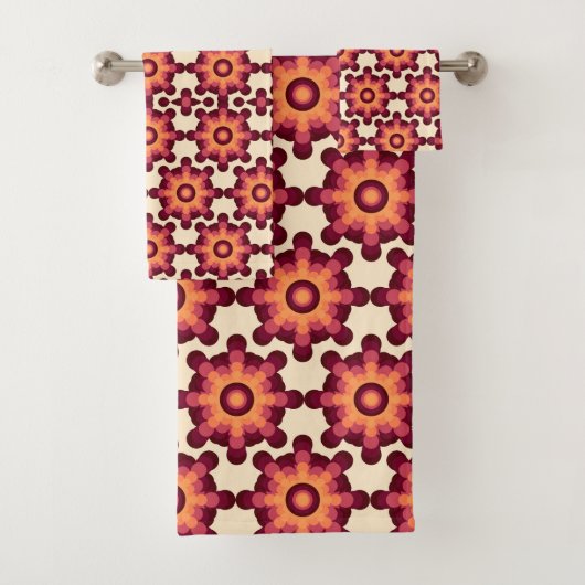 Abstract douchegordijn bad handdoek (Insitu)
