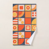 Abstract douchegordijn bad handdoek (Handdoek)