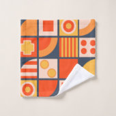 Abstract douchegordijn bad handdoek (Wasdoekje)