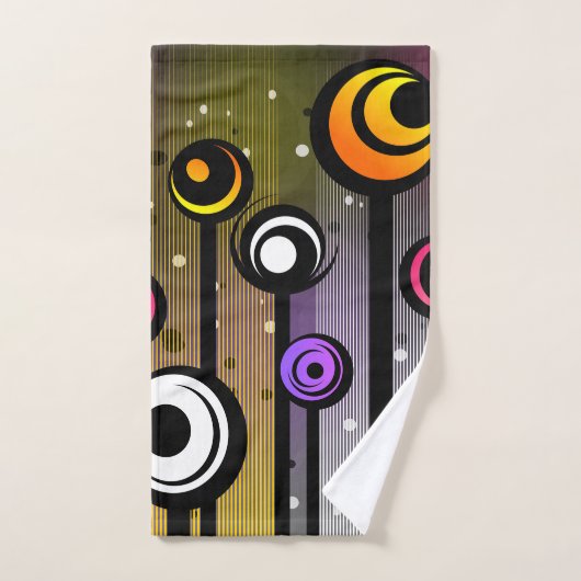 abstract douchegordijn handdoek (Handdoek)