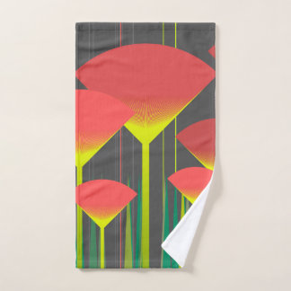 abstract douchegordijn handdoek