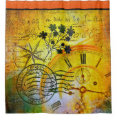 Abstract douchegordijn voor tijdreizen (Voorkant)