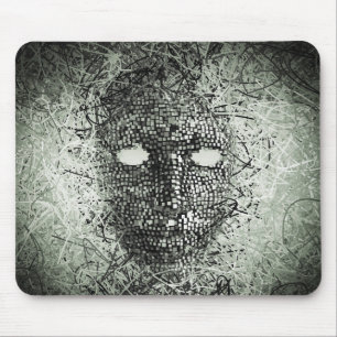 Abstract draadmasker muismat