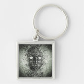 Abstract draadmasker sleutelhanger (Voorkant)