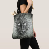 Abstract draadmasker tote bag (Dichtbij)