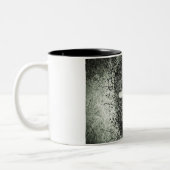 Abstract draadmasker tweekleurige koffiemok (Links)