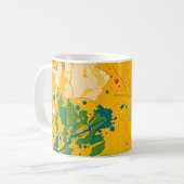Abstract Draaiend Koffiemok (Voorkant links)
