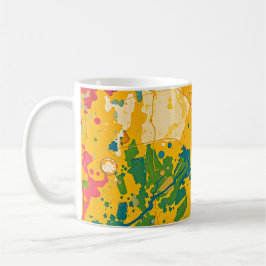 Abstract Draaiend Koffiemok