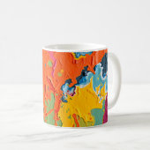 Abstract Draaiend Koffiemok (Voorkant rechts)