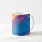 Abstract Draaiend Koffiemok (Voorkant rechts)