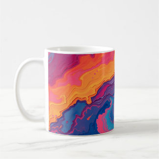 Abstract Draaiend Koffiemok