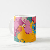 Abstract Draaiend Koffiemok (Voorkant links)