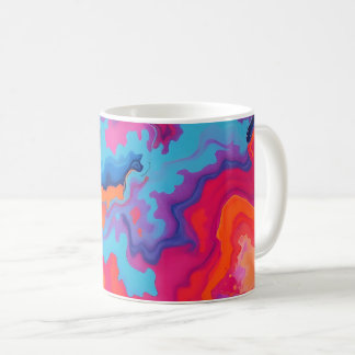 Abstract Draaiend Koffiemok