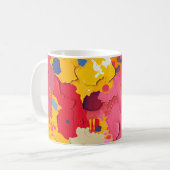 Abstract Draaiend Koffiemok (Voorkant links)