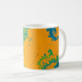 Abstract Draaiend Koffiemok (Voorkant rechts)