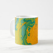 Abstract Draaiend Koffiemok (Voorkant links)