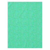 Abstract draaipatroon - tinten groen tafelkleed (Voorkant)