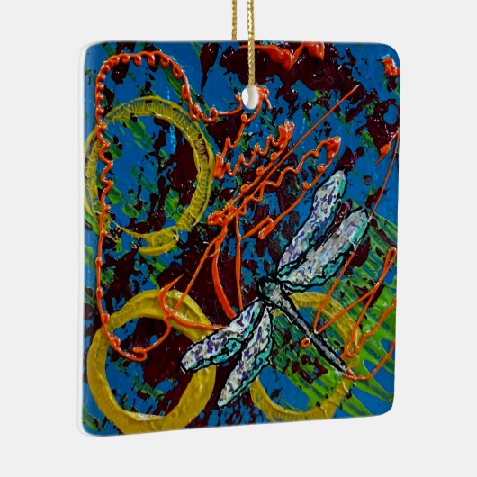 Abstract Dragonfly Ornament (Rechts)