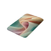 Abstract Drapery with Pastel Gradient Flow Badmat (Gekanteld)