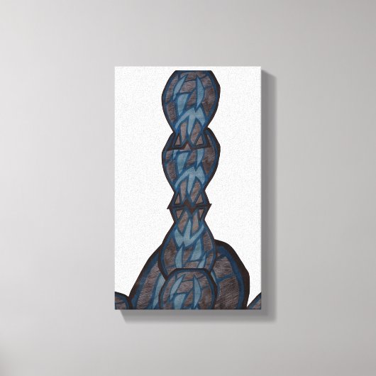 Abstract Dream Layers Canvas Afdruk (Voorkant)