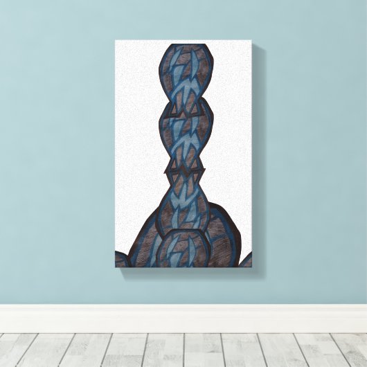 Abstract Dream Layers Canvas Afdruk (Insitu (Houten vloer))