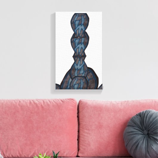 Abstract Dream Layers Canvas Afdruk (Insitu (Woonkamer))