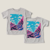 Abstract Dream Wave – Vibrant Surreal Flow (Ontwerp Voorkant & Achterkant)