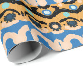 Abstract Dream Wave – Vibrant Surreal Flow Cadeaupapier (Rol Hoek)