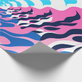 Abstract Dream Wave – Vibrant Surreal Flow Cadeaupapier (Hoek)