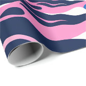 Abstract Dream Wave – Vibrant Surreal Flow Cadeaupapier (Rol Hoek)