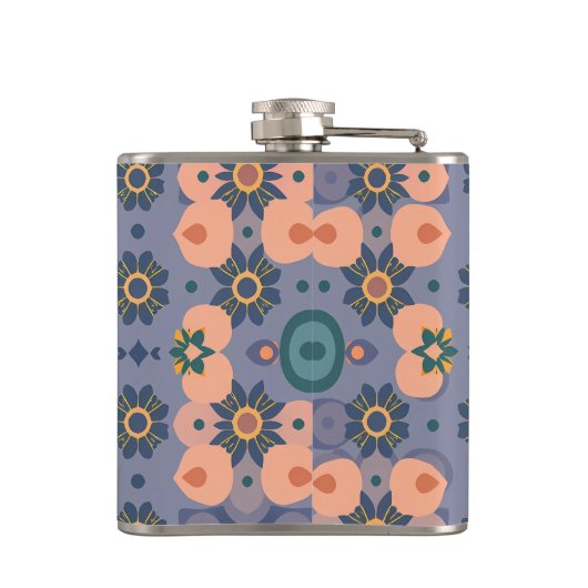 Abstract Dream Wave – Vibrant Surreal Flow Heupfles (Achterkant)