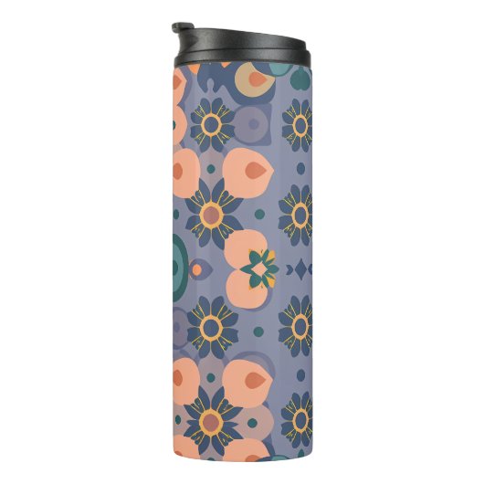 Abstract Dream Wave – Vibrant Surreal Flow Thermosbeker (Geroteerd rechts)