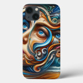 Abstract Dreamscape Ocean Serenity & Cosmic Wonder Case-Mate iPhone Case (Achterkant)
