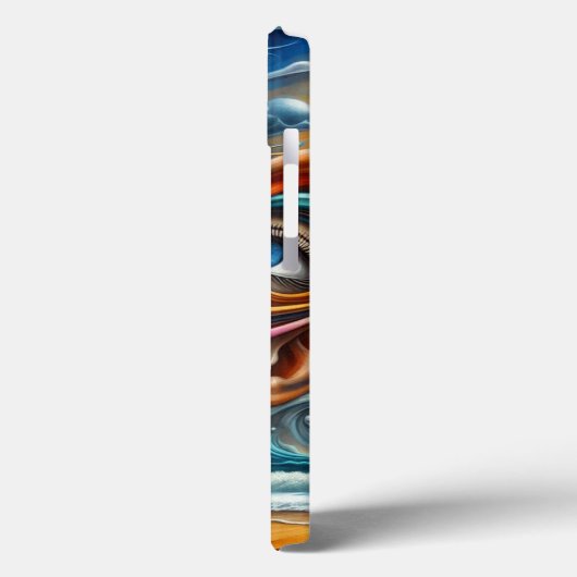 Abstract Dreamscape Ocean Serenity & Cosmic Wonder Case-Mate iPhone Case (Achterkant / Links)