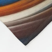 Abstract Dreamscape Ocean Serenity & Cosmic Wonder Fleece Deken (Hoek)