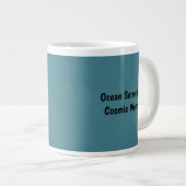 Abstract Dreamscape Ocean Serenity & Cosmic Wonder Grote Koffiekop (Voorkant rechts)