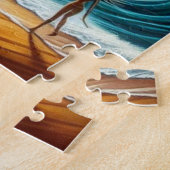 Abstract Dreamscape Ocean Serenity & Cosmic Wonder Legpuzzel (Zijkant)