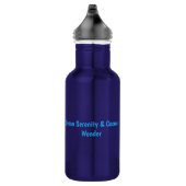 Abstract Dreamscape Ocean Serenity & Cosmic Wonder Waterfles (Rechts)