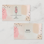 Abstract Dress Form Logo Retail Boutique Visitekaartje (Voorkant / Achterkant)