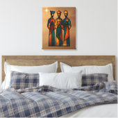 Abstract Drie Wijzen Canvas Afdruk (Insitu (Slaapkamer))