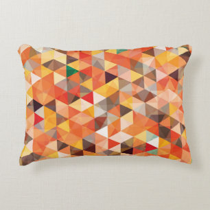 Abstract driehoek geometrisch naadloos patroon accent kussen