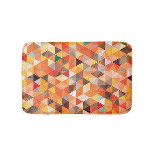 Abstract driehoek geometrisch naadloos patroon badmat