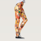 Abstract driehoek geometrisch naadloos patroon leggings (Rechts)