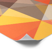 Abstract driehoek geometrisch naadloos patroon poster (Hoek)
