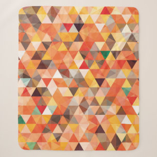 Abstract driehoek geometrisch naadloos patroon sherpa deken